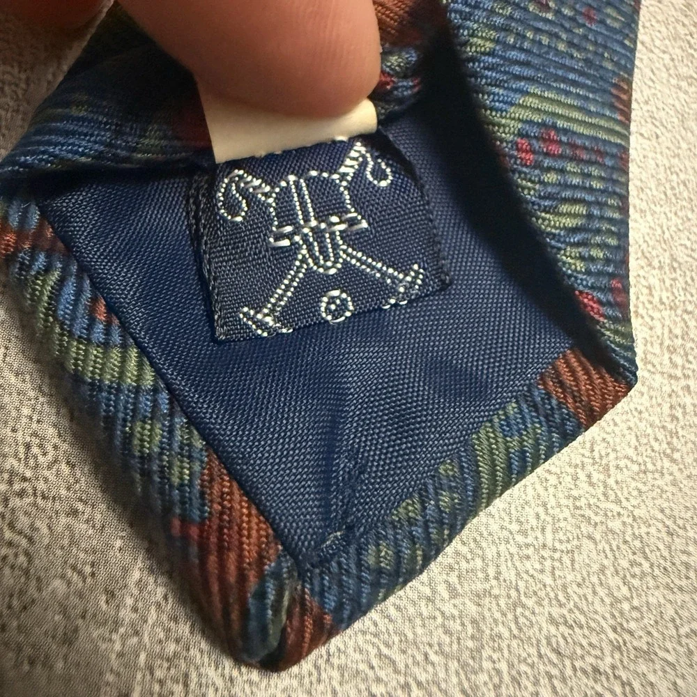 Vintage Polo Ralph Lauren Men's Tie 100% Silk Paisley‎ Made in England NEW